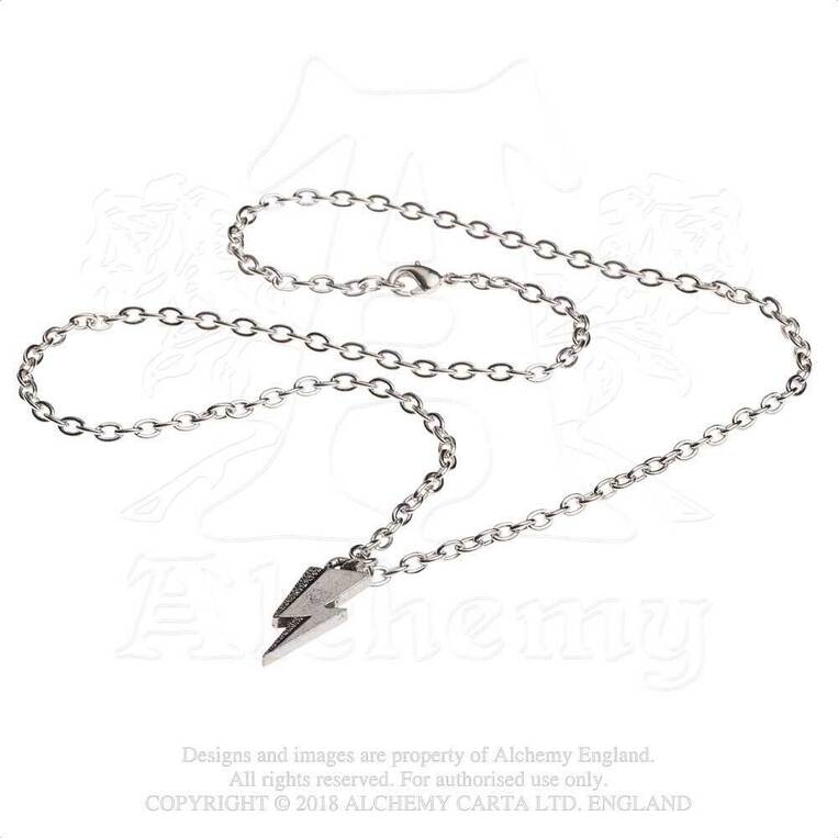 David Bowie Pendant: Flash (pewter)- PP515