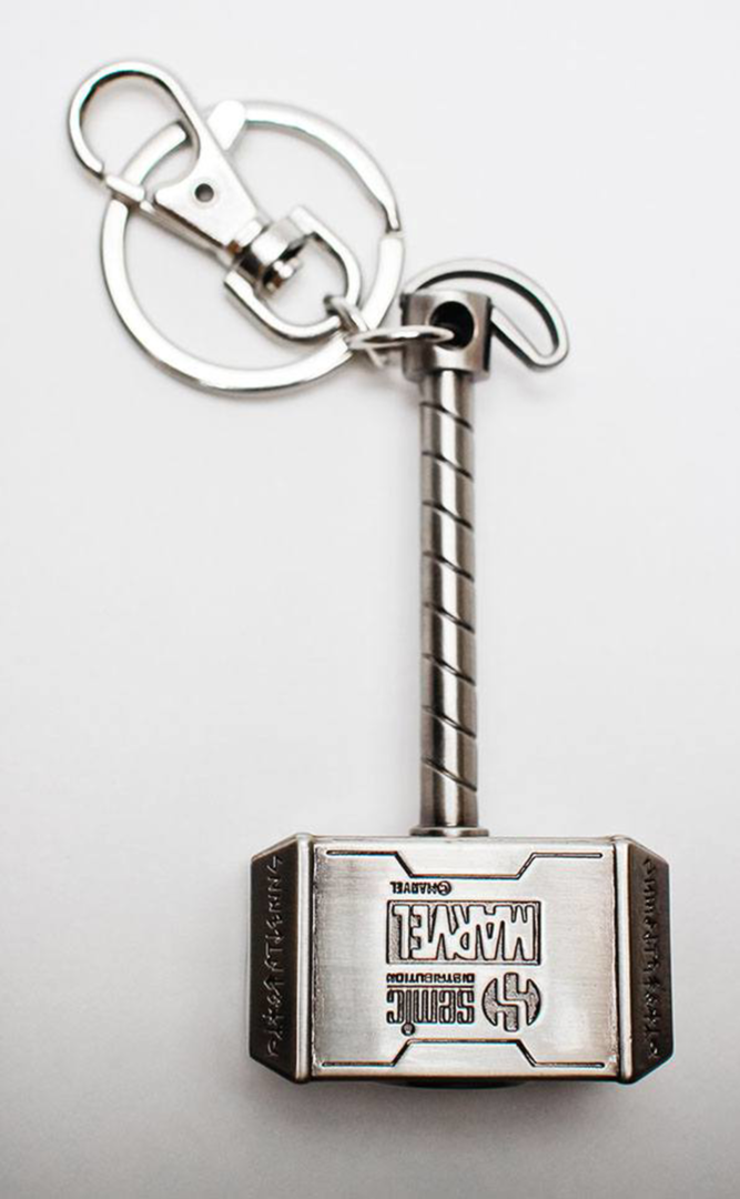Marvel - 3D Metal Keychain Blister Box - Thor Hammer - SMK005
