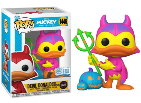 Funko POP! Mickey and Friends - Devil Donald with Pumpkin #1446 (Exclusive) Chase Figure