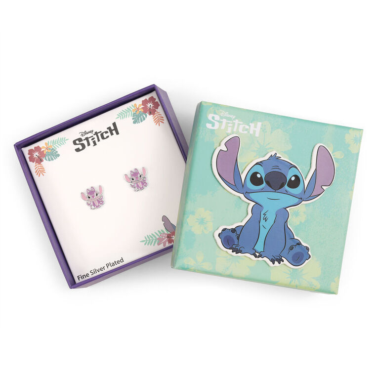 Disney Stitch Angel Earrings Silver plated - 0060049