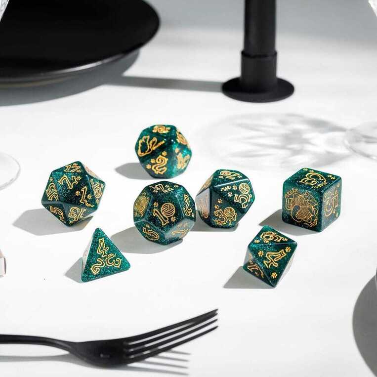 Jumbo Cats Jumbo Dice Set Whiskers - QWS-SJKSCAT17