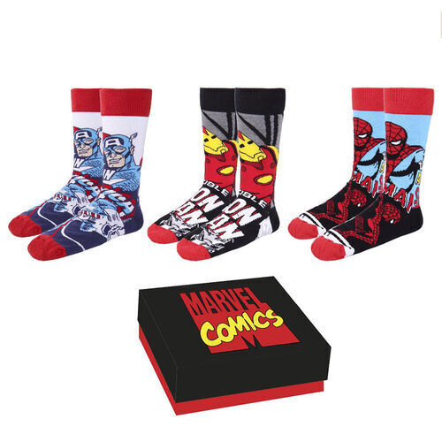 Marvel pack 3 socks Multicolor 36-41 - 2200009307