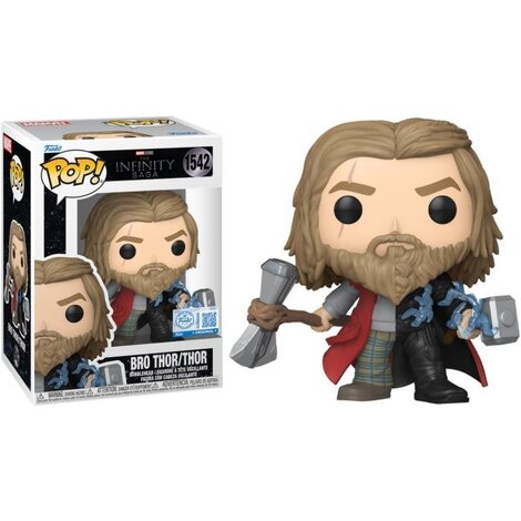 Funko Pop! Marvel: The Infinity Saga - Bro Thor/ Thor (Special Edition) #1542 Bobble-Head Vinyl Figure 