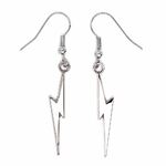 Harry Potter Earrings Lightning Bolt (silver plated) - EWE0105