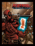Marvel Comics Deadpool (Bang) Wooden Framed 30 x 40cm Print - FP11669P