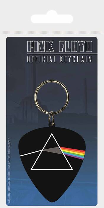 Pink Floyd Pick Rubber Keychain - RK38234C