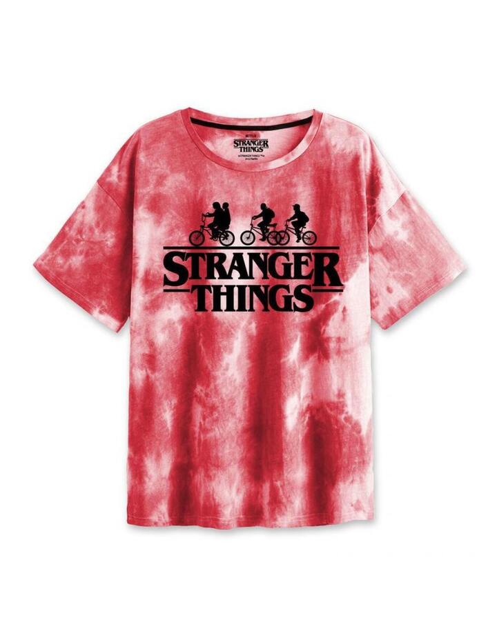 Stranger Things Bike Silhoutette T-Shirt - STR02770WBC