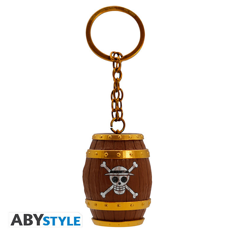 One Piece Keychain 3d Barrel - ABYKEY629