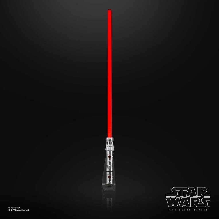 Star Wars: Maul - Shadow Lord Black Series Replica Force FX Elite Lightsaber Maul - G2551