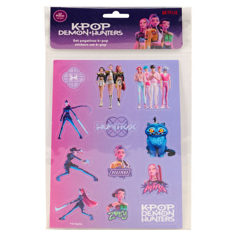 Kpop Demon Hunters Stationery Assorted Sticker Set - 