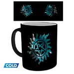 Supernatural Mug Heat Change 320ml Sam And Dean Symbol - MGH0072