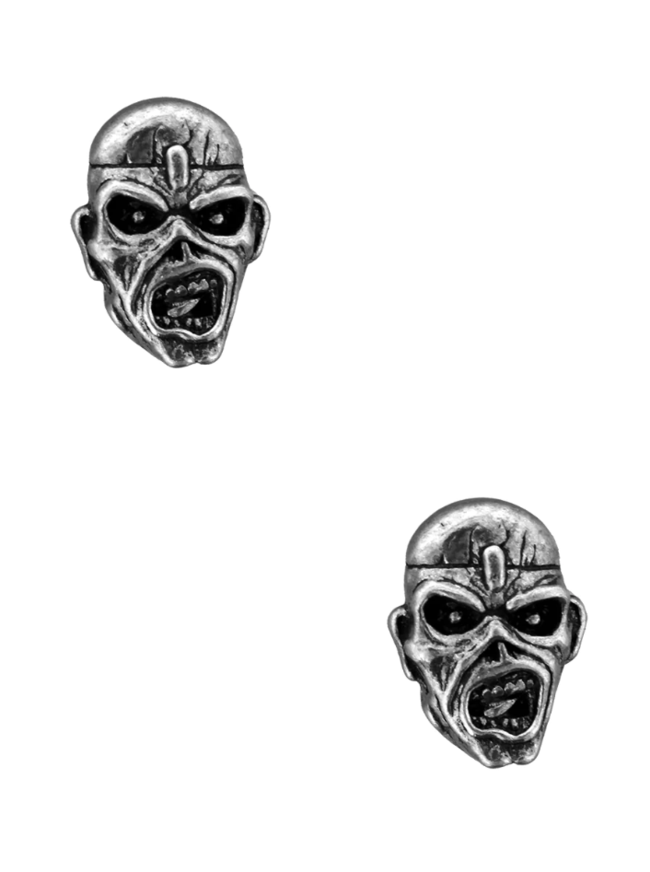 Iron Maiden Stud Earrings: Piece of Mind Eddie (Metal) - PE6