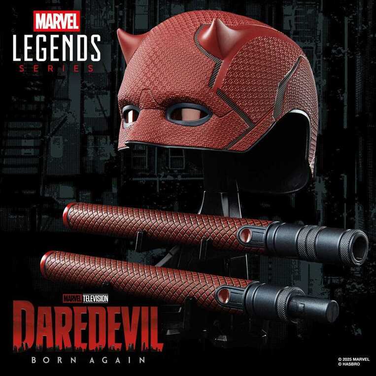 Marvel Daredevil: Born Again Premium Roleplay Mask and Billy Club - G1598