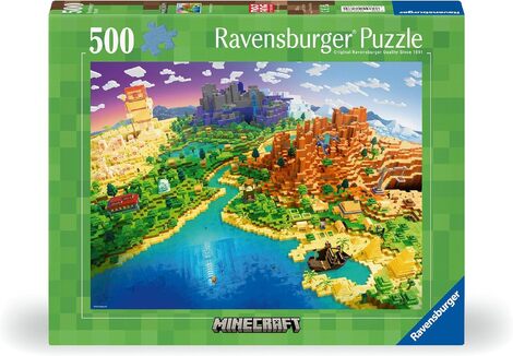 Ravensburger Παζλ 500 Τεμ. Minecraft - 12001568