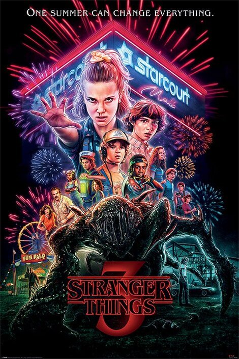Stranger Things Poster Pack Summer of 85 61 x 91 cm - PP34532