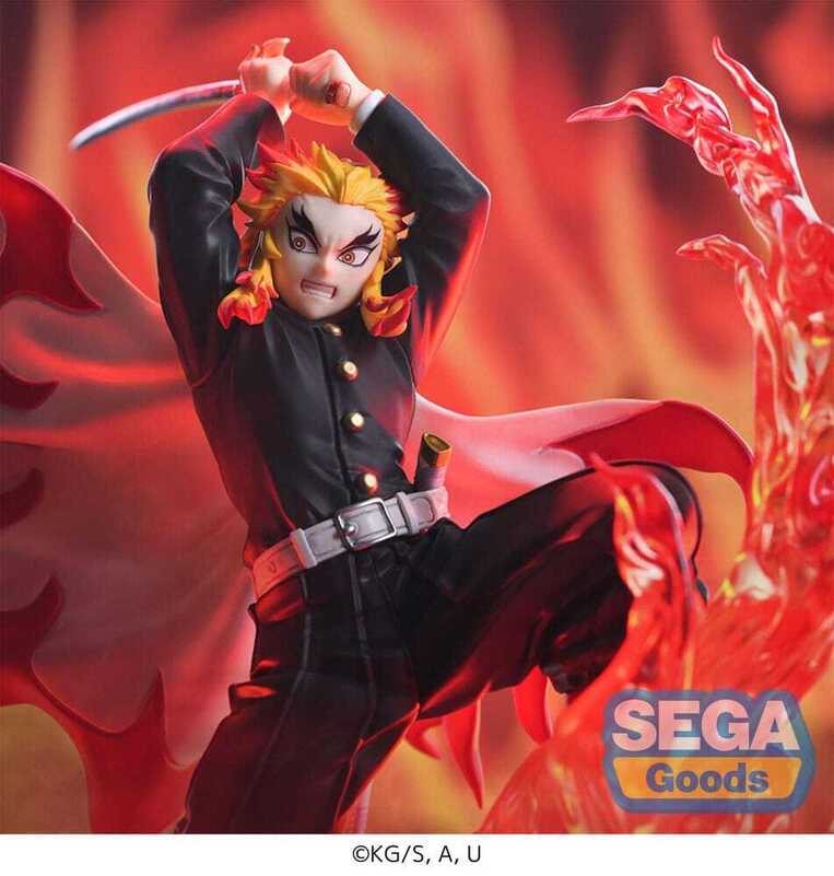 Demon Slayer: Kimetsu no Yaiba Xross Link Anime PVC Statue Kyojuro Rengoku 15 cm - SEGA46822