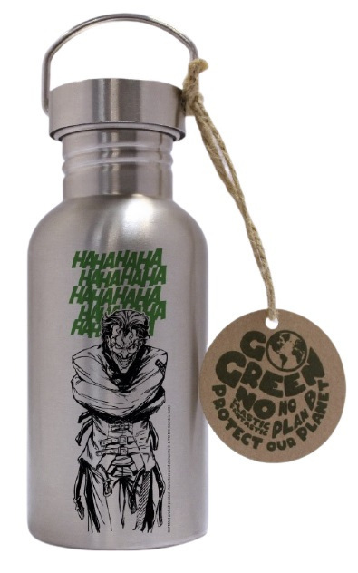DC Comics Stainless Steel Water Bottle Joker Laugh - GYE-DBP0003