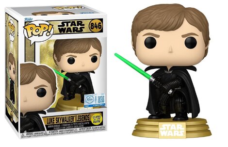 Funko POP! Star Wars: Legends - Luke Skywalker (GITD) #846 Figure 