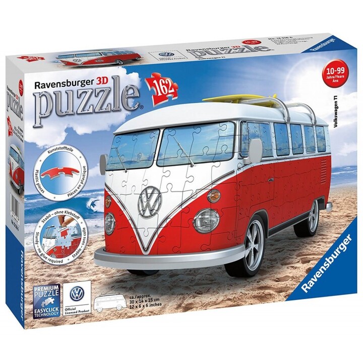 Παζλ 3D 162Τεμάχια Volkswagen Bus T1 - 12516