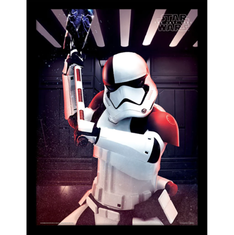 Star Wars: The Last Jedi (Executioner Trooper) Wooden Framed Print (30x40) - FP12070P