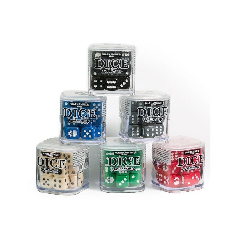 Warhammer 40000 - 12mm Dice Set (Random Colour) - 9922999914206