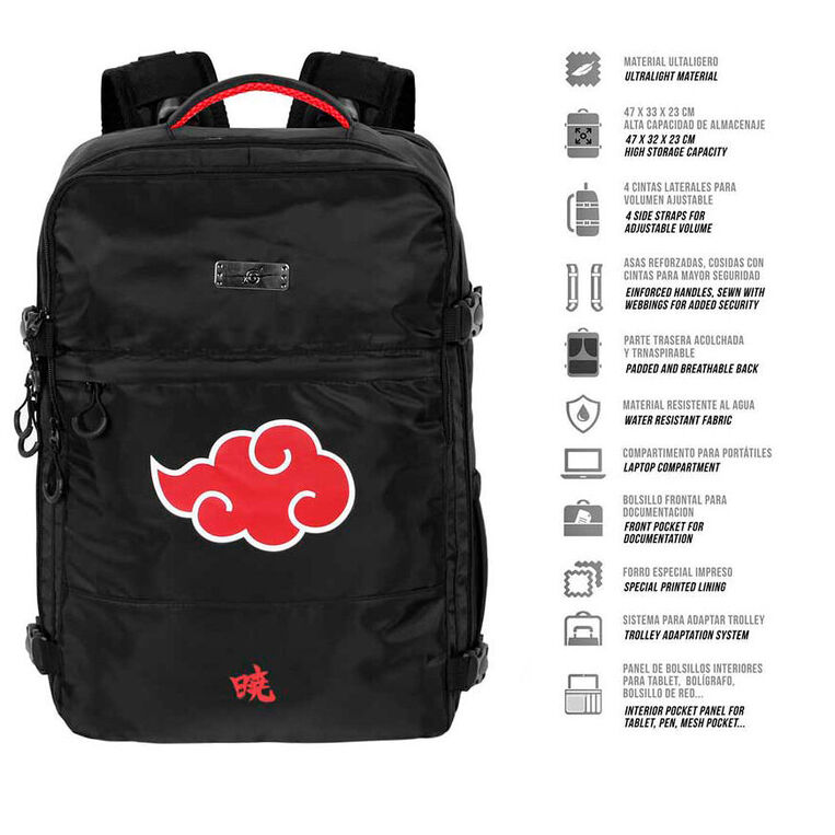 Naruto Shippuden Clouds Backpack 49cm - KMN07789
