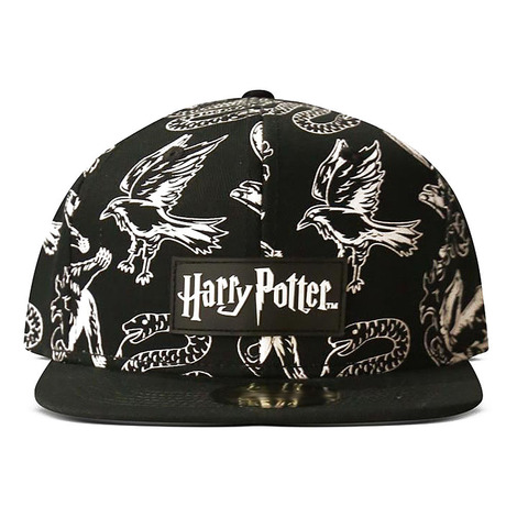 Harry Potter Snapback Cap Heraldic Animals BW - SB600477HPT