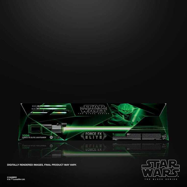 Star Wars Black Series Replica Force FX Elite Lightsaber Yoda - F8683