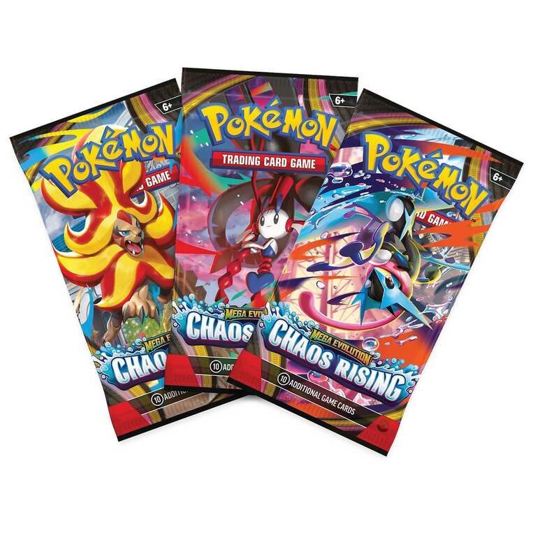 Pokémon TCG: Mega Evolution - Chaos Rising 3-Pack Blister - POK104011
