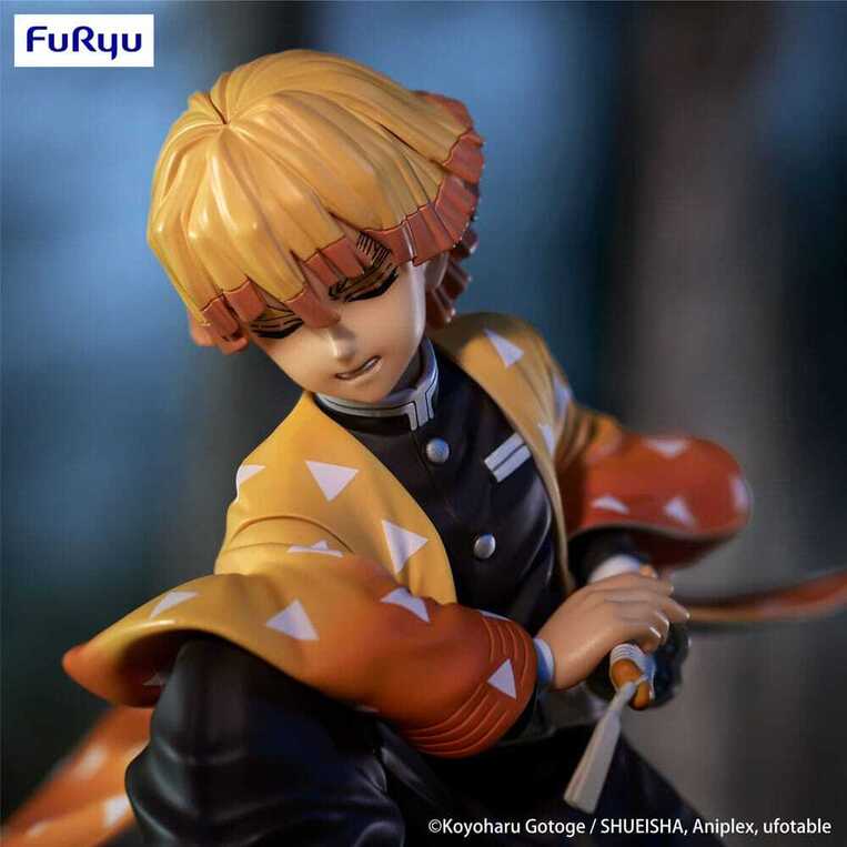 Demon Slayer: Kimetsu no Yaiba Noodle Stopper PVC Statue Zenitsu Agatsuma 10 cm - FRYU07382