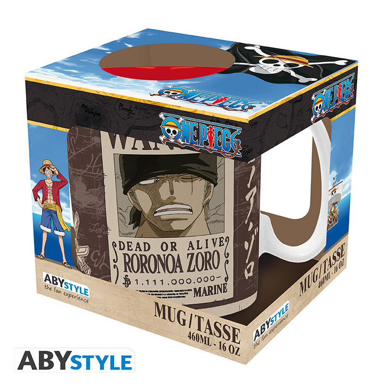 One Piece Mug 460ml - "Zoro Wanted" - ABYMUGA582