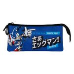 Sonic The Hedgehog On the Run Triple Pencil Case - B62186622