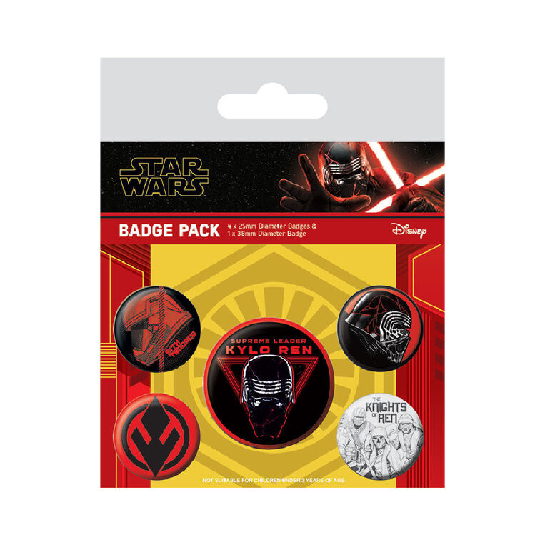 Star Wars: The Rise Of Skywalker - Sith (Pin Badge Pack) - BP80683