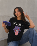 Pokémon Gengar Japan Short Sleeved Black T-shirt - TS150653POK