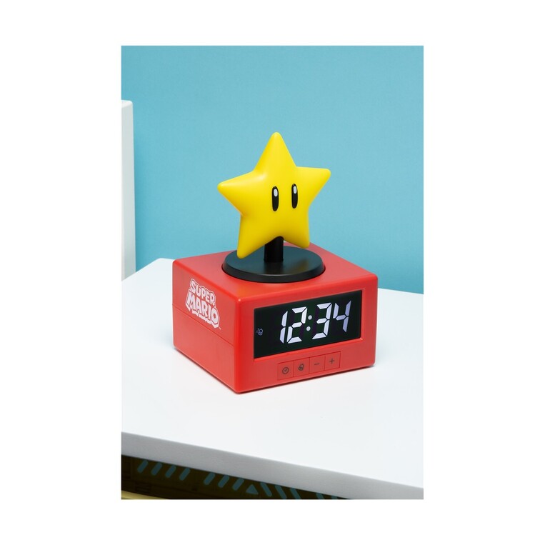 Super Mario Super Star Alarm Clock - PP13708NN