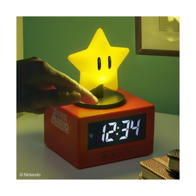 Super Mario Super Star Alarm Clock - PP13708NN