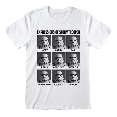 Star Wars Expressions Of Stormtrooper - T-shirt - SWC00682TSW