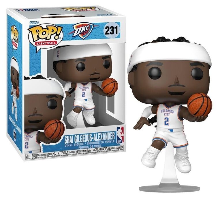 Funko POP! NBA: OKC - Shai Gilgeous-Alexander Figure #231