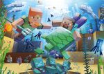 Ravensburger Minecraft Mosaic 1000 Piece Puzzle - 12000421