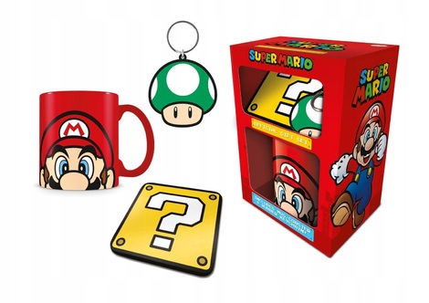Super Mario Gift Set (Mug, Coaster & Keychain) - GP85204