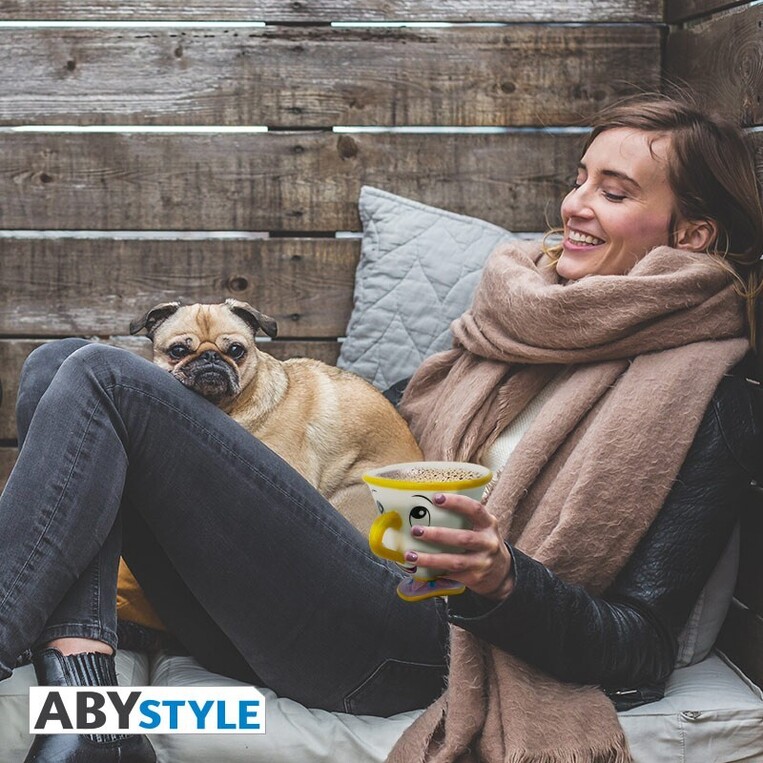 Disney Beauty & the Beast Mug 3D Chip - ABYMUG623