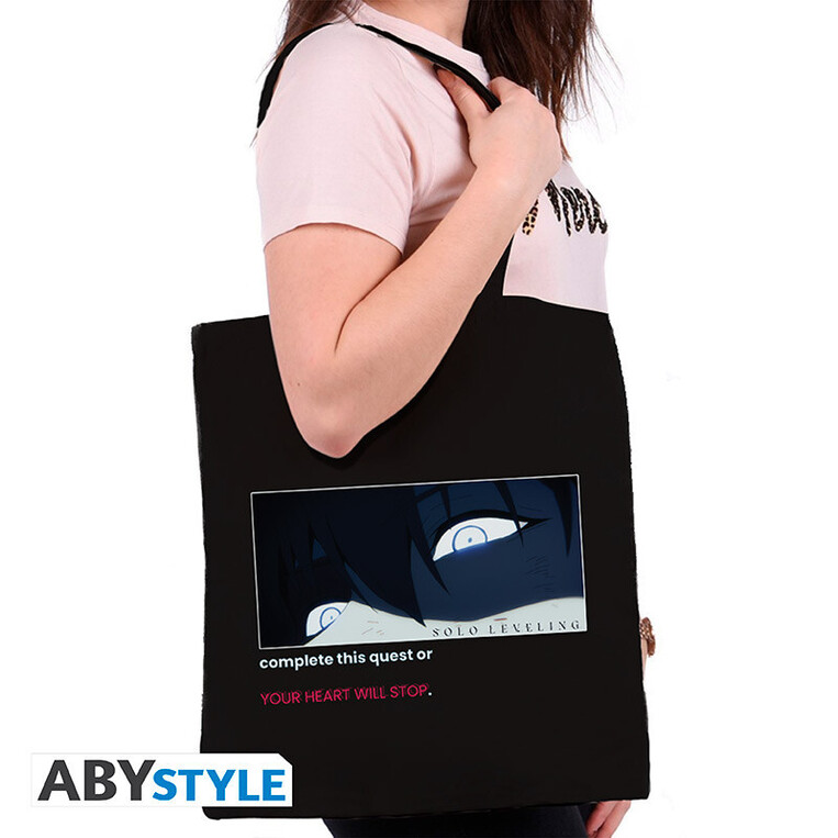 Solo Leveling Tote Bag "Complete This Quest" - ABYBAG748