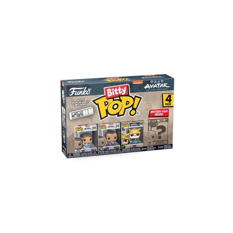 Funko Bitty POP! Avatar: The Last Airbender - Katara, Sokka, Suki & Chase Mystery 4-Pack Figures