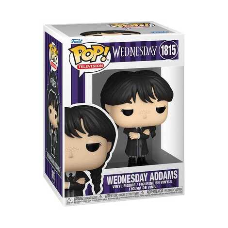 Funko Pop! Television: Wednesday - Wednesday Addams (Black Coat) #1815 Vinyl Figure