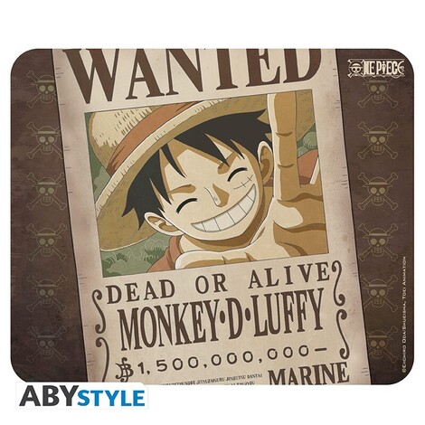 One Piece - Flexible Mousepad - Wanted Luffy - ABYACC314