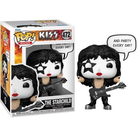 Funko POP! Rocks: Music KISS - The Starchild (R&R All Night) #472 Figure 