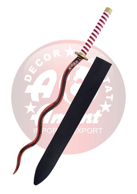 Demon Slayer Katana Replica Red Ibanai Iguro 104 cm - S0278N