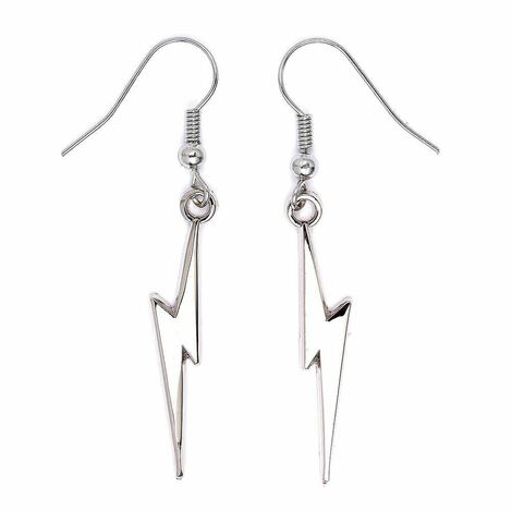 Harry Potter Earrings Lightning Bolt (silver plated) - EWE0105