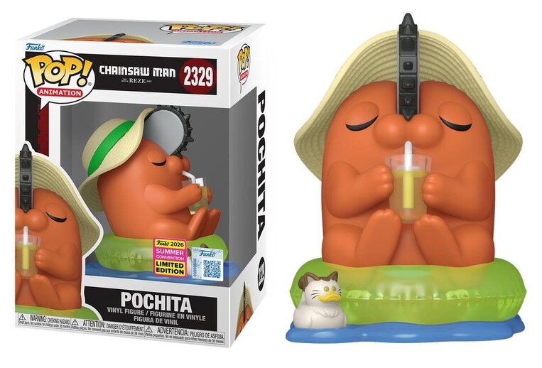Funko POP! Chainsaw Man - Pochita #2329 (SDCC 2026 Exclusive) Figure 