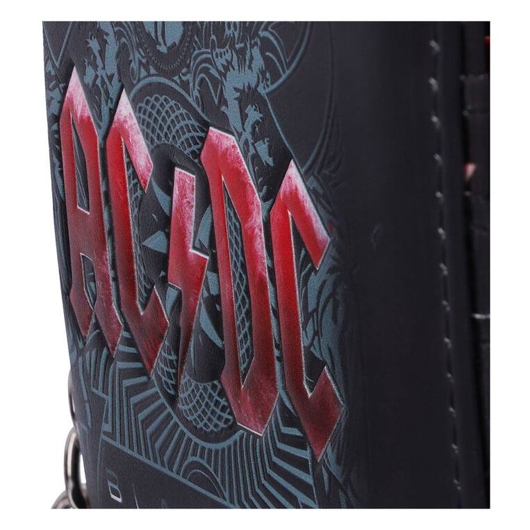 AC/DC Black Ice Logo Wallet with Chain - NEMN-B5520T1